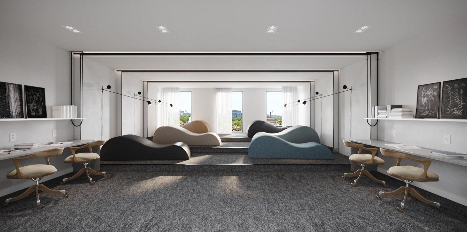 Jac Condos Study Room Rendering